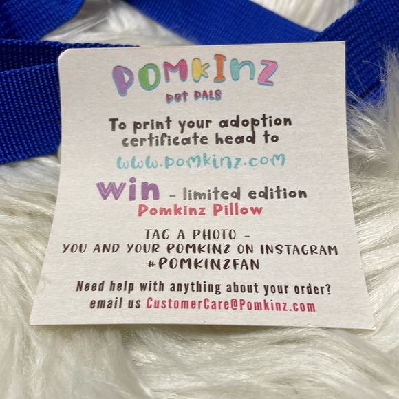 Pomkinz Dinosaur ๐ฆ ๐ฆ Pet Pals Set of 5 Stuffed Animals Rainbow Bag. - Picture 9 of 16